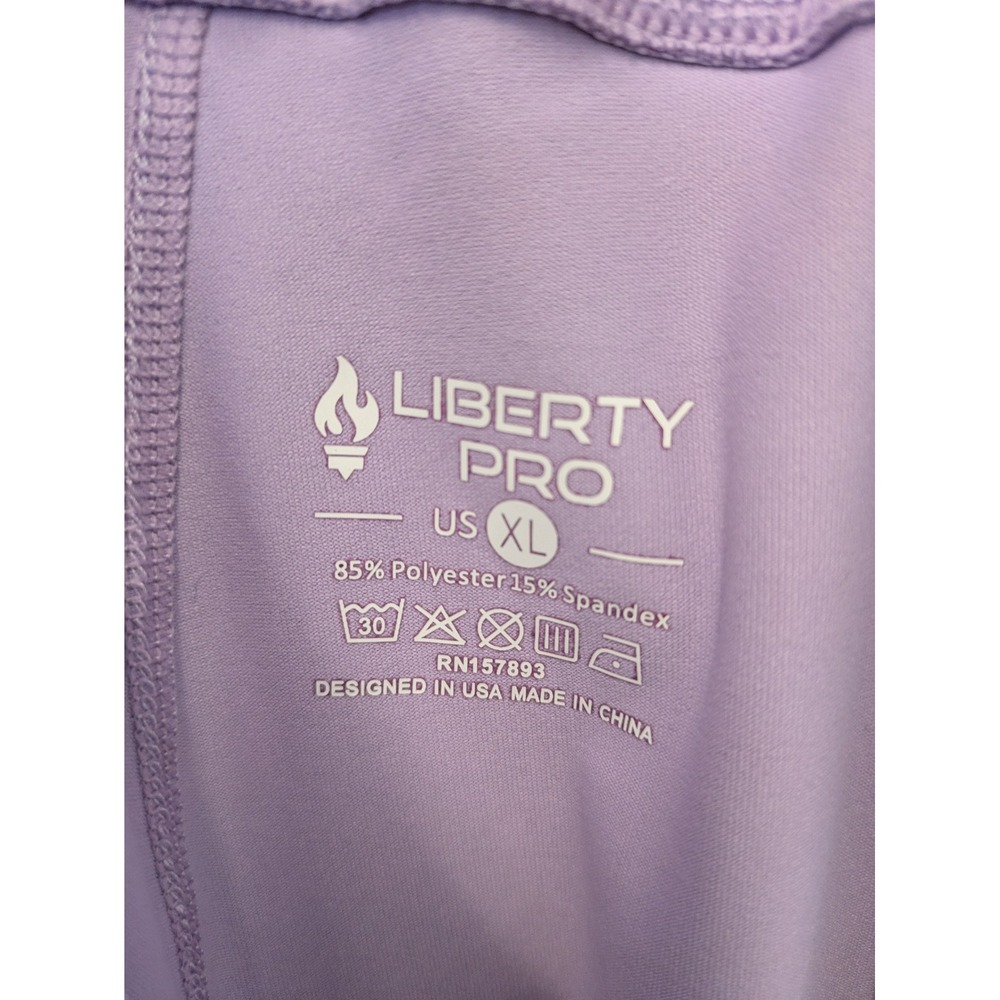 NEW Liberty Pro Athletic Shorts Women's XL Lavender Purple High Rise - Picture 5 of 7